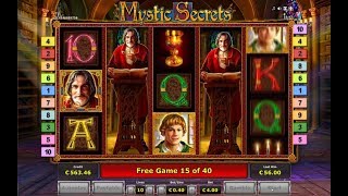 Mystic Secrets Slot  Big Win  Multi ReTriggers  €4 Bet  Novomatic [upl. by Arised]