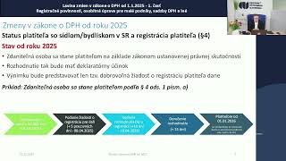 Registrácia platiteľa § 4 od roku 2025 [upl. by Nawor]