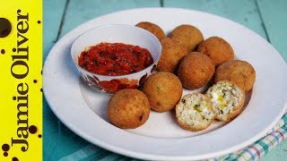 Classic Arancini Di Riso Risotto Rice Balls  Gennaro Contaldo [upl. by Ilka104]