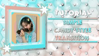 SIMPLE CANDY STYLE TRANSITION WITH JELLY BOUNCE SHAKE  ALIGHT MOTION TUTORIAL 💜 [upl. by Lumbye]