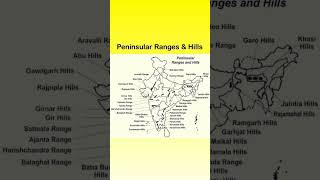 Peninsular Ranges amp Hills of India bpsc india news rrb rrbntpc ssccgl groupd ssc ntpc [upl. by Drews]