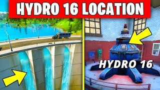 HYDRO 16 LOCATION  Eliminations at Hydro 16 or Holly Hedges  Fortnite [upl. by Vieva]