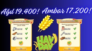 AĞIL 19400 AMBAR 17200 HAY DAY UMİT UYKU [upl. by Jobe203]