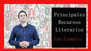 Los Principales recursos literarios con ejemplos [upl. by Doralyn250]