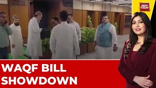 Opposition MPs Walk Out Of Waqf Bill Committee Meeting  India Today News [upl. by Assilev]