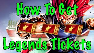 HOW TO GET ALL 200 FREE TICKETS FOR THE 100X BANNER  Dragon Ball Legends [upl. by Prima822]