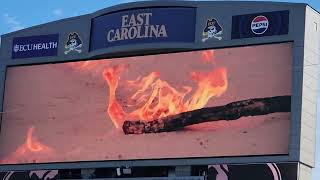 2024 EAST CAROLINA FOOTBALL ENTRANCE VIDEO ecufootball eastcarolina purplehaze ecupirates ecu [upl. by Sivrup]