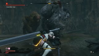 Sekiro A2 Kimono Mod Headless Ape Cover playwith Nier OST  No Damage [upl. by Aryt]