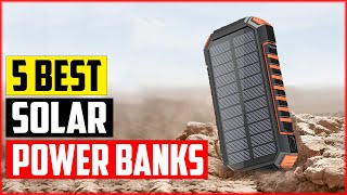 The 5 Best Solar Power Banks In 2023 Reviews [upl. by Consuelo]