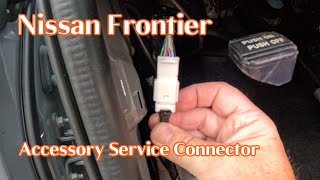 Nissan Frontier Accessory Service Connector [upl. by Hannasus]