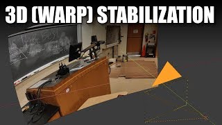 Blender 28 3D warp stabilization tutorial [upl. by Lednor224]