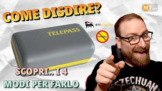 Come Disdire Telepass e Sconto sul Pedaggio [upl. by Ennahs]