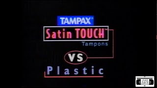 Tampax Satin Touch Tampons Commercial  1995 [upl. by Teuton]