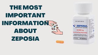 What is the most important information I should know about zeposia [upl. by Rowney]