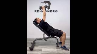 Incline Serratus Punch  serratus anterior strengthening exercise for protraction [upl. by Drareg]