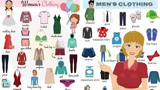 Learn 100 Items of Clothing in English in 15 Minutes [upl. by Telracs]