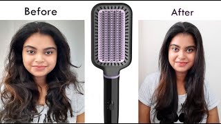 PHILIPS Hair Straightener Brush Review Updated  Full Demo  FAQs Answered  Beauty Getaways [upl. by Zweig]