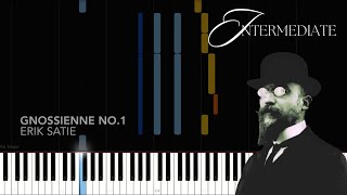 Gnossienne No1 by Erik Satie  Piano Tutorial  INTERMEDIATE [upl. by Eiddet]