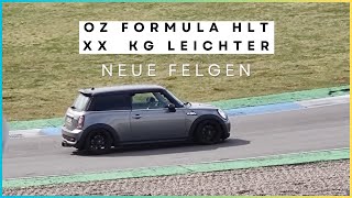 Leichte Felgen🛞 Rotierende Masse 🔄 Trägheitsmoment OZ Formula HLTMini Cooper S [upl. by Jamill211]