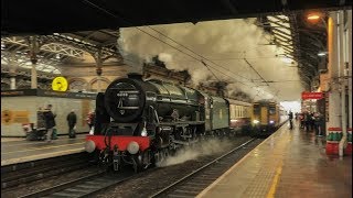 Royal Scot Powers Through Preston  The Pennines amp Valleys Explorer [upl. by Karlotte]