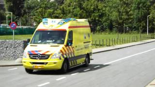 a1 aankomst ambulance 16175 LUMC 1063 [upl. by Abil918]