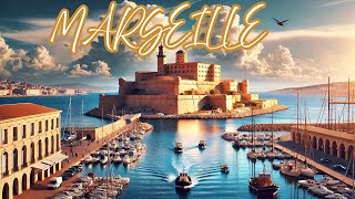 Vue relaxante sur le VieuxPort de Marseille en France depuis le Palais du Pharo [upl. by Anwahsit186]