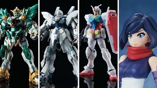 2019 MG Sinanju Stein Gundam Base GBN Figurise Std Ayame amp More [upl. by Seymour847]