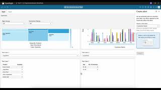 How to create alerts in the Quicksight Dashboard quicksight [upl. by Elleval]