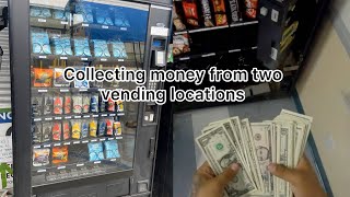 Collecting From 2 Vending Locations Plus Restocking [upl. by Nehtiek]