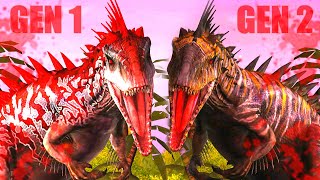 VIP CHALLENGE INDOMINUS REX VS INDOMINUS REX GEN 2  HT GAME [upl. by Wahlstrom]