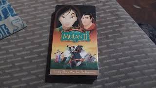 Mulan II 2005 VHS Review [upl. by Clyde108]