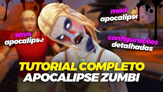 TUTORIAL DE COMO INICIAR UM APOCALIPSE ZUMBI NO THE SIMS 4 MOD SAVE CONFIGURAÇÕES  THATALES [upl. by Jacinto760]