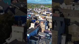 Tenby from the air Full stealth van camping video on my channel Waiting For The Knock [upl. by Schiro998]