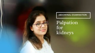 Palpation for kidneys [upl. by Arraet]