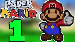 Paper Mario N64 100 Walkthrough All Collectibles 1 [upl. by Adlig]