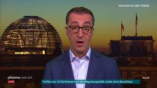 Wahl in der Türkei Cem Özdemir im Gespräch vom 24062018 [upl. by Marozik]