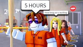 ROBLOX WAIT IN LINE GAMES [upl. by Kezer]