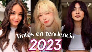 LAS TENDENCIAS DE COLOR 2023 🍷🔥 CABELLO [upl. by Ydnal]