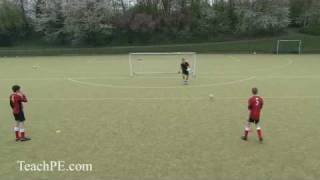 Soccer Drills  Goalkeeping 3  Footwork [upl. by Einahpetse]