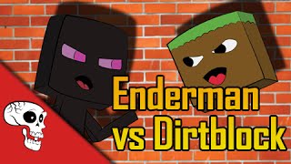 quotEnderman VS Dirtblockquot Rap Battle by JT Music and Dan Bull [upl. by Elurd747]