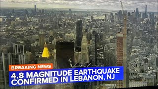 BREAKING New York New Jersey hit with 48 EARTHQUAKE prophetic propheticword [upl. by Labotsirhc]