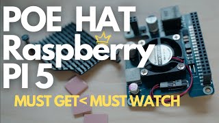 Raspberry Pi 5 Waveshare Pi 5 POE Hat A mustwatch review [upl. by Llehsyt]