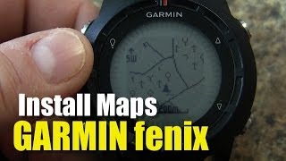 Garmin fenix  tactix  How To Install Maps [upl. by Natalia179]