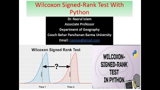 Wilcoxon Signed Rank Test with Python [upl. by Anitsyrc885]