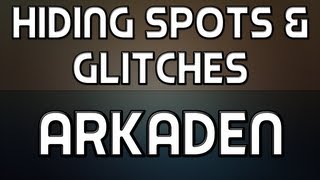 Hiding Spots  Glitches on Arkaden MW3 [upl. by Colas]