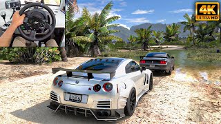 Nissan GTR R35 Nismo Forza Horizon 5 Logitech G29 Stering Wheel Gameplay [upl. by Alicia]