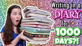 Writing in a DIARY for 1000 DAYS  Carrie Walker [upl. by Mazurek]