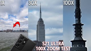 Samsung Galaxy S21 Ultra Camera Zoom Test  100X Zoom is INSANE [upl. by Naujit381]