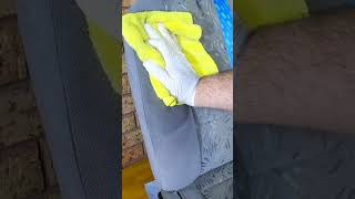 How To Clean Car Cloth Seats shorts carcraftautodetailing [upl. by Ploch]