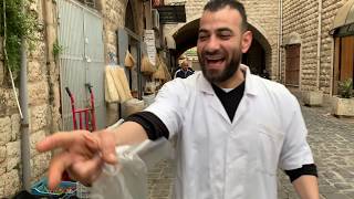 Traditional Breakfast in Jounieh إفطار تقليدي في جونيه ، فول ، حمص ، بليلة ، بيض [upl. by Lanam]